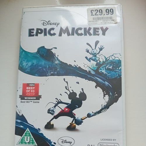 Disney epic mickey nintendo - disney,